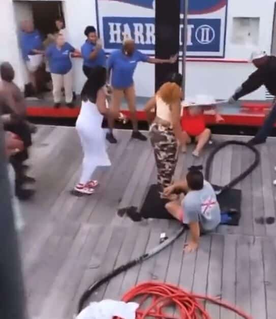 Alabama Dock Brawl Highlighted by ECWStyle Shots with a Folding Chair