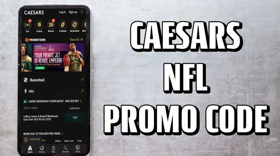 Caesars NFL promo code