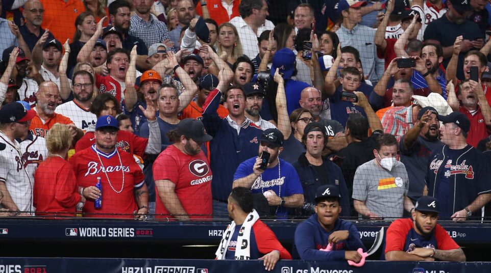 Braves Fan Says the Chop is Racist When We Do it, but Not When They Do it -  Crossing Broad