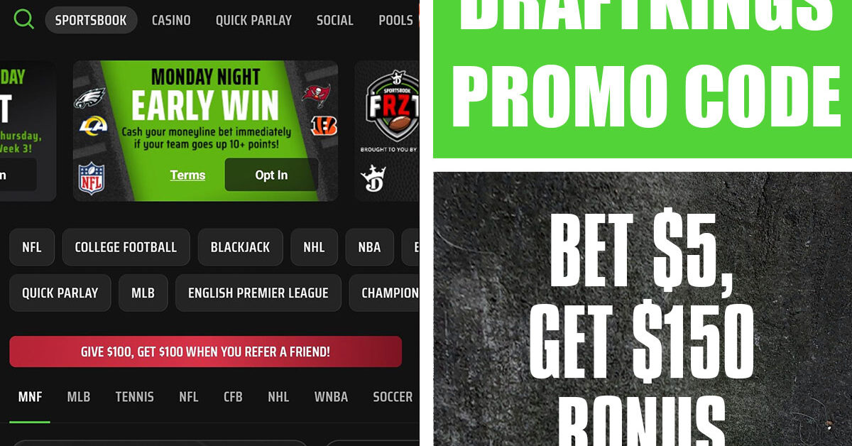 DraftKings Promo Code Win 150 Bonus on Any 5 Stanley Cup Final, MLB, EURO Bet Crossing Broad