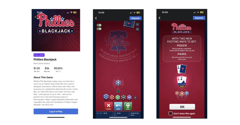 pa online casinos phillies blackjack