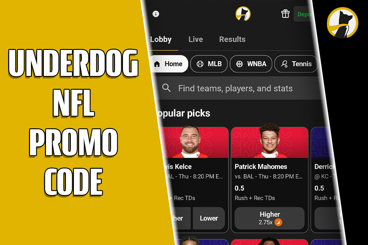 Underdog NFL Promo Code BROAD Claim 1K Deposit Match for Week 8 Games Crossing Broad
