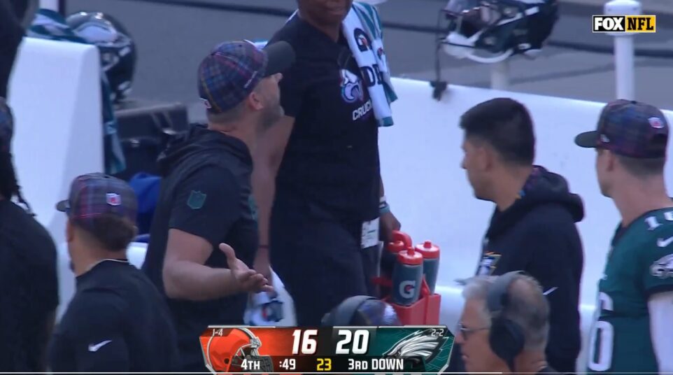 Nick Sirianni Chirping with Fans After BIG WIN Over Powerhouse